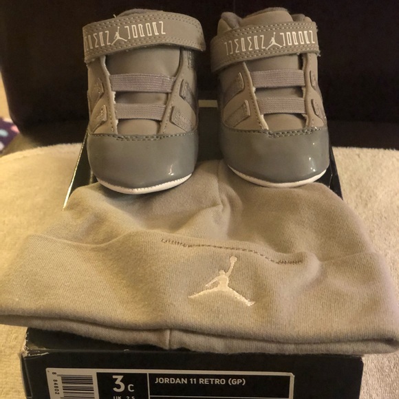 jordan 11 cool grey toddler